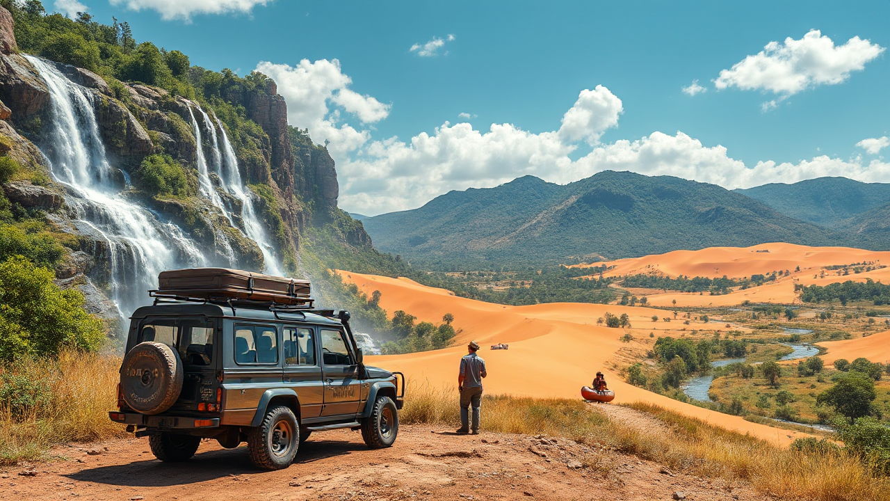 Imagem de fervedouros e dunas no Jalapão, simbolizando uma viagem completa para essa região incrível.