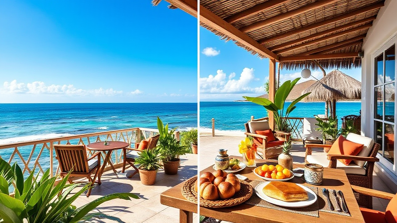 Pousadas pé na areia charmosas no Nordeste com vista para o mar.