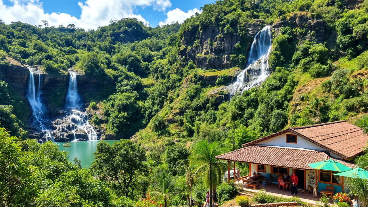 Cachoeiras cristalinas na Chapada das Mesas com dicas de viagem econômica.